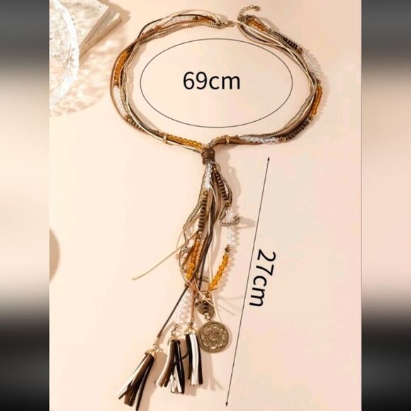 Tassel Lariat Necklace  - Picture 3 of 3